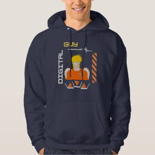 digitaler Typ in einer digitalen Welt Hoodie