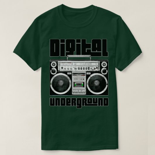 Digitaler Untergrund T-Shirt (Design vorne)