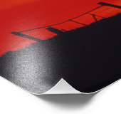 Digitaler Verbund der amerikanischen Flagge Fotodruck (Ecke)