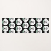 Digitaler Warrior - Benutzerdefinierte Hintergrund Yogamatte (Rückseite (Horizontal))