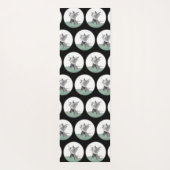 Digitaler Warrior - Benutzerdefinierte Hintergrund Yogamatte (Rückseite)