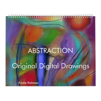 Digitaler zeichnender Kalender der ABSTRAKTIONEN