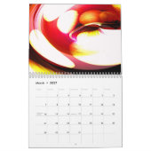 Digitales Abstrakt Kalender (Mär 2027)