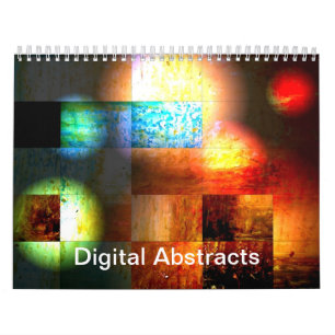 Digitales Abstrakt Kalender