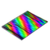 Digitales Abstrakte: Multicolor Graphic Design. Notizblock (Linke Seite)
