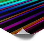 Digitales Abstrakte: Multicolor Graphic Design. Poster (Ecke)