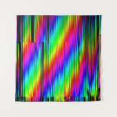 Digitales Abstrakte: Multicolor Graphic Design. Wandteppich (Vorderseite (Horizontal))