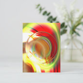 Digitales Abstraktes Bild Postkarte (Stehend Vorderseite)