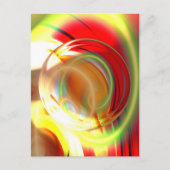 Digitales Abstraktes Bild Postkarte (Vorderseite)