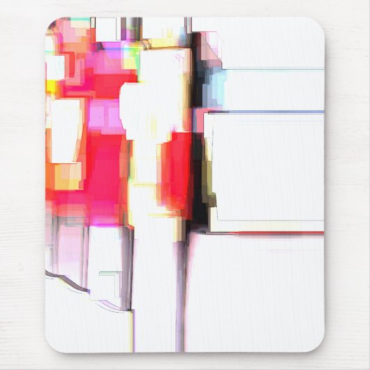 Digitales Abstraktes "Blink" Mousepad (Vorne)