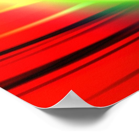 Digitales Abstraktes Malplakat Poster (Ecke)