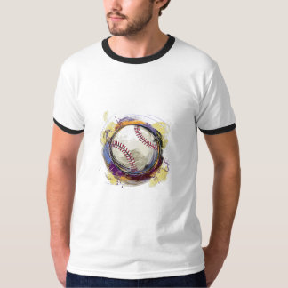 Digitales Baseballdesign T-Shirt