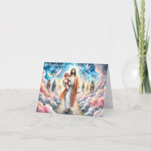 Digitales Beileid für den Hund-Loss-Jesus mit Pood Karte