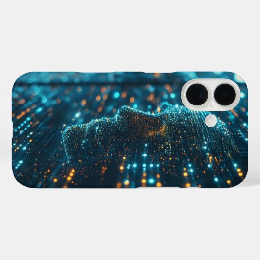 Digitales Bewusstsein Case-Mate iPhone Hülle (Rückseite (Horizontal))