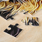 Digitales Bild mit Löwenkopf Puzzle (Seite)