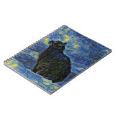 Digitales Bild Shambhala Katze in Vincent Van Gogh Notizblock (Linke Seite)