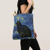 Digitales Bild Shambhala Katze in Vincent Van Gogh Tasche (Von Nahem)