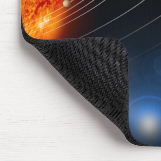 Digitales Bild unseres Sonnensystems Mousepad (Ecke)
