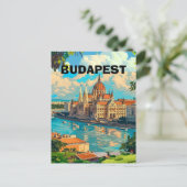 Digitales BUDAPEST Überraschungsreise-Ticket, Unga Postkarte (Stehend Vorderseite)