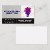 Digitales Bulb | Power Energy Business Card Visitenkarte (Vorne/Hinten)