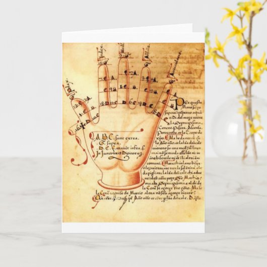 Digitales Comput: Mittelalterliche Mathematik Karte (Gelbe Blume)