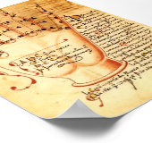 Digitales Comput: Mittelalterliche Mathematik Poster (Ecke)