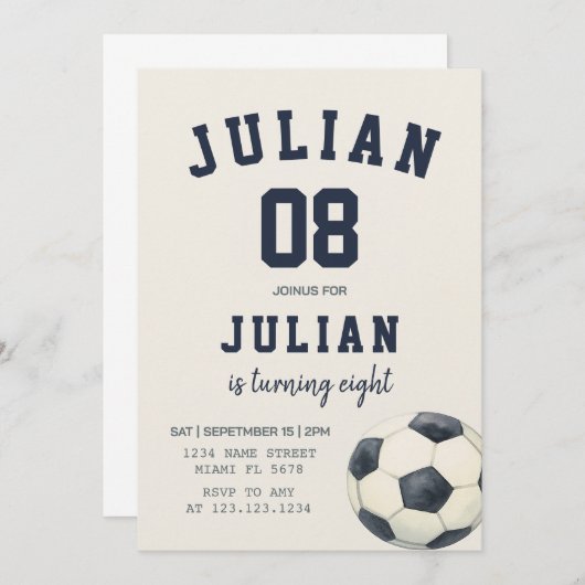 Digitales Download-Party - Einladung (Vorne/Hinten)