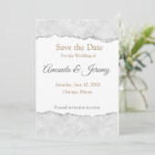 Digitales Elegant Save the Date (Stehend Vorderseite)