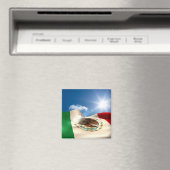 Digitales Flag-Rippling in Mexiko Magnet (In Situ (Geschirrspüler))