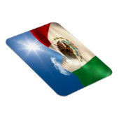 Digitales Flag-Rippling in Mexiko Magnet (Rechte Seite)