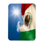 Digitales Flag-Rippling in Mexiko Magnet (Vertikal)