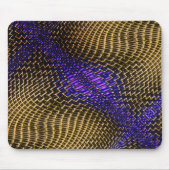 Digitales Geflecht aus sepiatnahem Draht auf Viole Mousepad (Vorne)