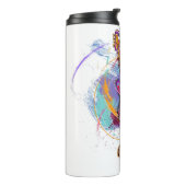 Digitales Gitarrendesign Thermosbecher (Nach links gedreht)