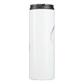 Digitales Gitarrendesign Thermosbecher (Rückseite)