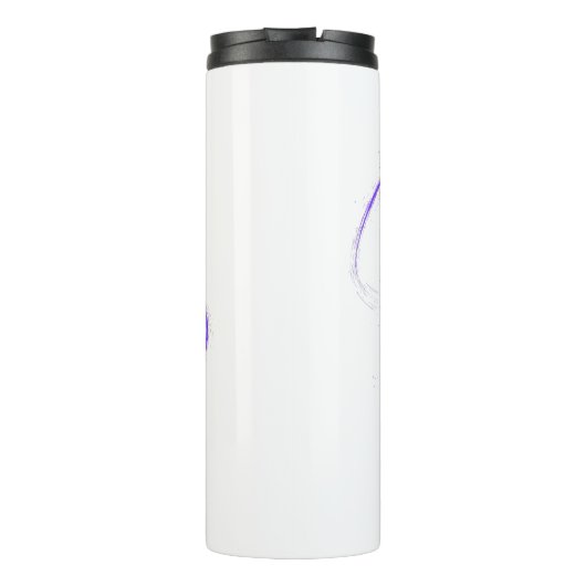 Digitales Gitarrendesign Thermosbecher (Rückseite)