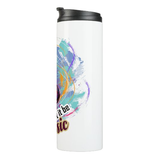 Digitales Gitarrendesign Thermosbecher (Nach rechts gedreht)