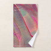 Digitales graues felsiges Satin, Pfirsich oder leb Badhandtuch Set (Handtuch)