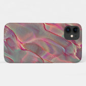 Digitales graues felsiges Satin, Pfirsich oder leb Case-Mate iPhone Hülle (Rückseite (Horizontal))