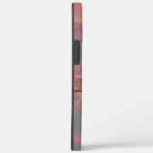 Digitales graues felsiges Satin, Pfirsich oder leb Case-Mate iPhone Hülle (Rückseite / Rechts)