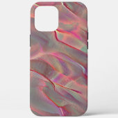 Digitales graues felsiges Satin, Pfirsich oder leb Case-Mate iPhone Hülle (Rückseite)