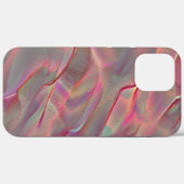 Digitales graues felsiges Satin, Pfirsich oder leb Case-Mate iPhone Hülle (Rückseite (Horizontal))