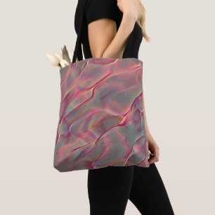 Digitales graues felsiges Satin, Pfirsich oder leb Tasche