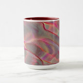 Digitales graues felsiges Satin, Pfirsich oder leb Tasse (Zentrum)