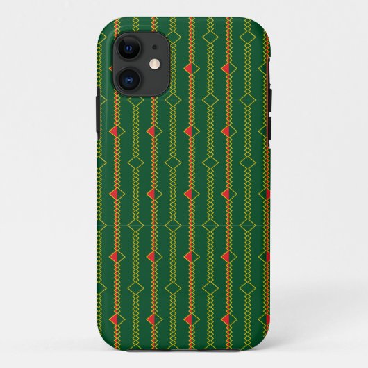 Digitales Grünbuch Zigzag Lines - 72729 Case-Mate iPhone Hülle (Rückseite)