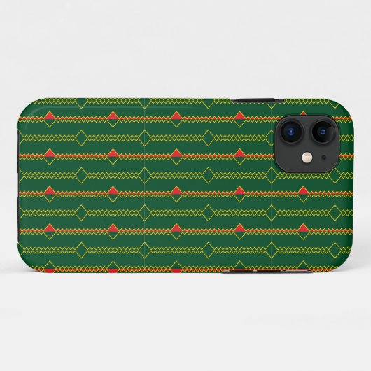 Digitales Grünbuch Zigzag Lines - 72729 Case-Mate iPhone Hülle (Rückseite (Horizontal))