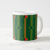 Digitales Grünbuch Zigzag Lines - 72729 Jumbo-Tasse (Vorderseite Rechts)