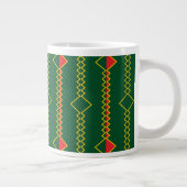 Digitales Grünbuch Zigzag Lines - 72729 Jumbo-Tasse (Rechts)