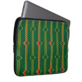 Digitales Grünbuch Zigzag Lines - 72729 Laptopschutzhülle (Vorne Rechts)