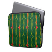 Digitales Grünbuch Zigzag Lines - 72729 Laptopschutzhülle (Vorderseite Links)