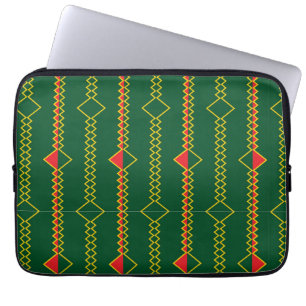 Digitales Grünbuch Zigzag Lines - 72729 Laptopschutzhülle